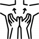 Icon Hände massieren Rücken